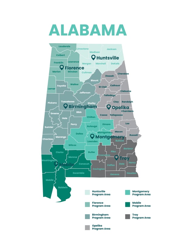 alabama mentor foster care locations